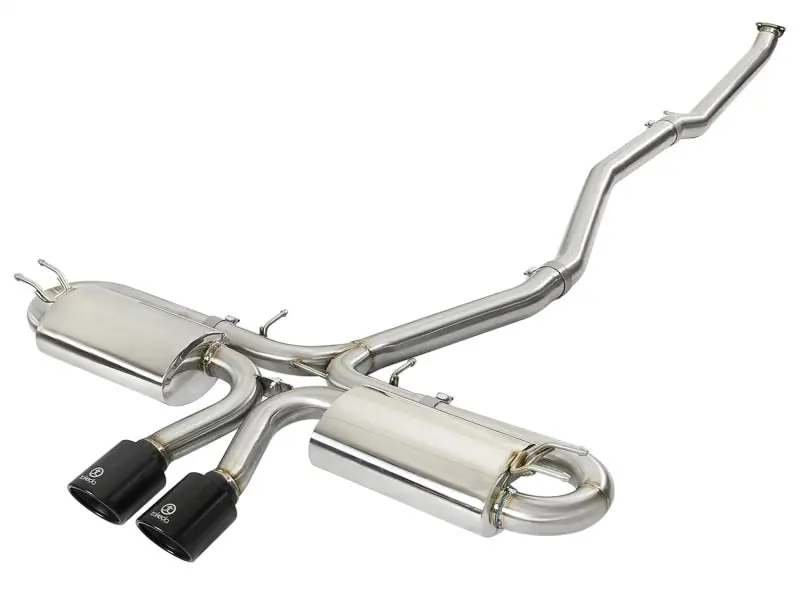 Price Drop aFe Takeda 3in 304 SS Cat-Back Exhaust w/ Dual Center Black Tips 17+ Honda Civic Si (2dr) I4 1.5L