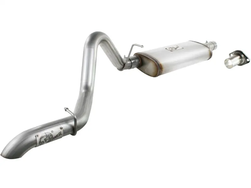 aFe MACHForce XP Exhausts Cat-Back SS-409 EXH Jeep Wrangler TJ 97-06 I6-4.0L HT - 2.5 In. Price Drop