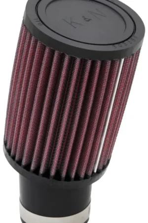 K&N Filter Universal Rubber Filter - Round Straight - Angled Flange for 81-82 Honda ATC250R 250 Clearance