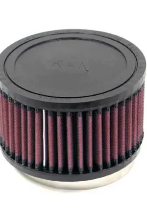 Flash Sale K&N Filter Universal Rubber Round Straight Filter 3.5in Flange 3in Height