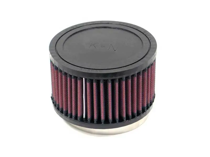 Flash Sale K&N Filter Universal Rubber Round Straight Filter 3.5in Flange 3in Height
