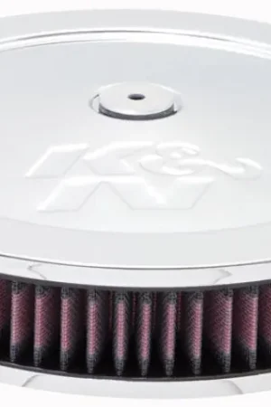 Limited Offer K&N 5 1/8in Flange 11in OD 3 1/4in Height w/ Vent Custom Air Cleaner Assembly