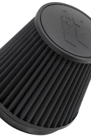 Buy Today K&N Universal Rubber Filter Round Tapered 6in Flange ID x 7.5in Base OD x 5.25in Top OD x 6in Height