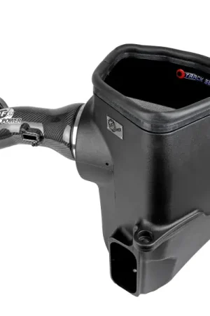 Free Returns aFe 19-21 GM Trucks 5.3L/6.2L Track Series Carbon Fiber Cold Air Intake System W/ Pro Dry S Filters