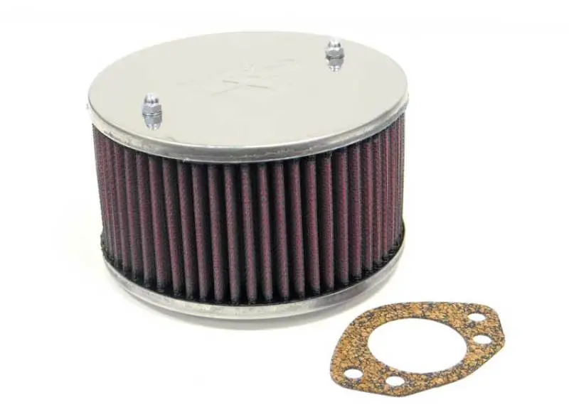 K&N Universal Custom Air Filter - Round 1.625in Flange / 1.625in ID / 2.75in Overall Height New Arrival