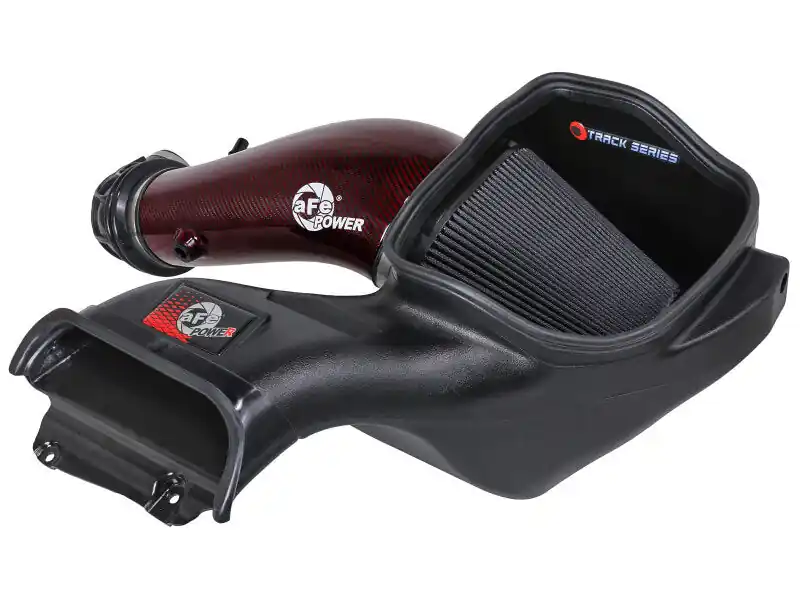 Today Only aFe 23-24 Ford F150 Raptor R Supercharged Red Carbon Track Series Air Intake w/ P5R Filter (MOQ 24)
