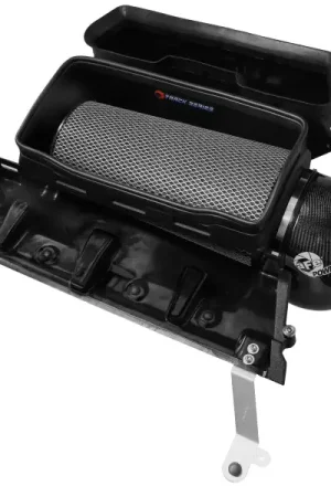 Original aFe 21-23 RAM 1500 TRX Track Series Carbon Fiber Cold Air Intake System w/ Pro 5R Filter