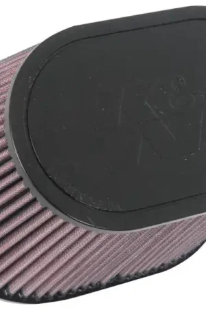 K&N Universal Rubber Filter 6.25in x 4in Oval FLG / 7.375in x 5.5in Base / 6.25in x 4in Top / 5in H Discount