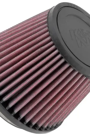 Crafted K&N Filter Universal Rubber Filter 3 1/2 inch Flange 5 inch Base 3 1/2 inch Top 4 inch Height