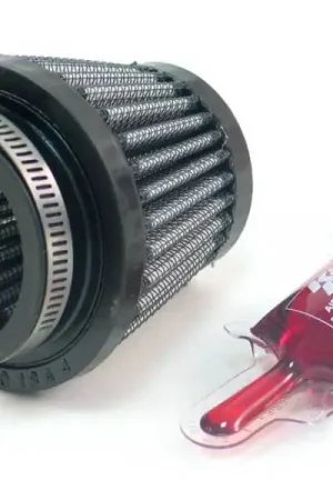 K&N Filter Universal Rubber Filter 1 3/4 inch Flange 3 inch Base 2 inch Top 2.5 inch Height Exclusive Offer