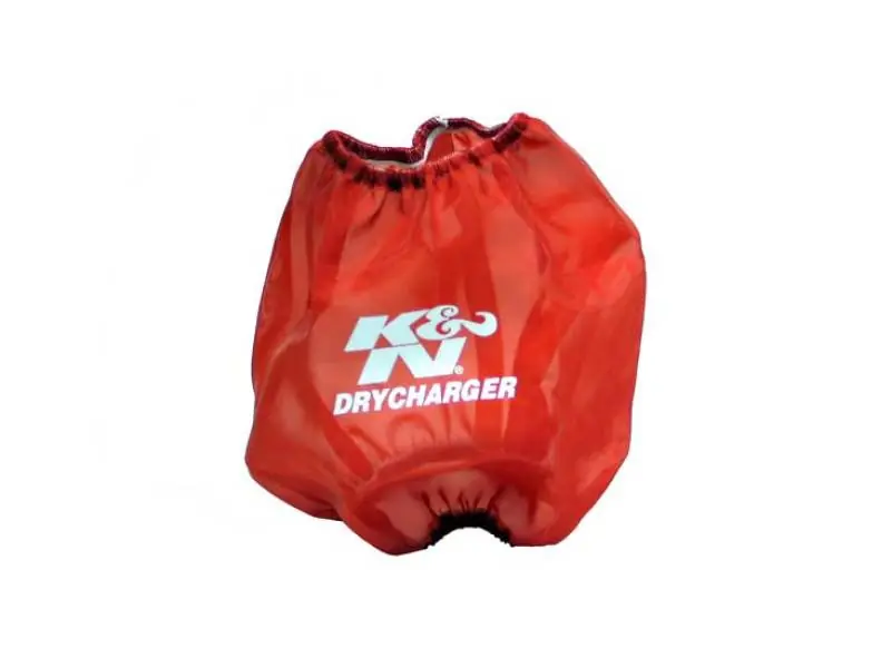 New Release K&N Drycharger Round Tapered Red Air Filter Wrap