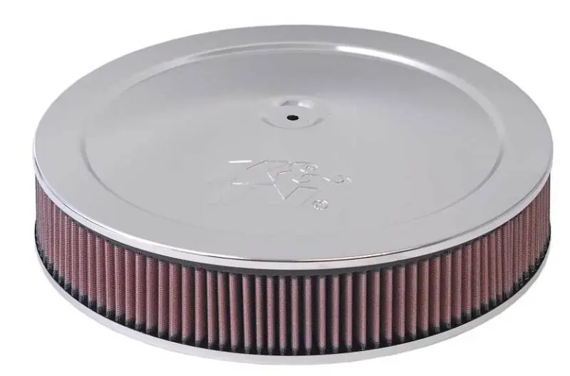K&N 5-1/8in / 14in ID X 1.5in O/S Flat Base Air Cleaner Assembly Deal