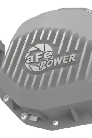 Clearance aFe Street Series Rear Differential Cover Raw w/Machined Fins 20+ Jeep Gladiator JT (Dana M220)