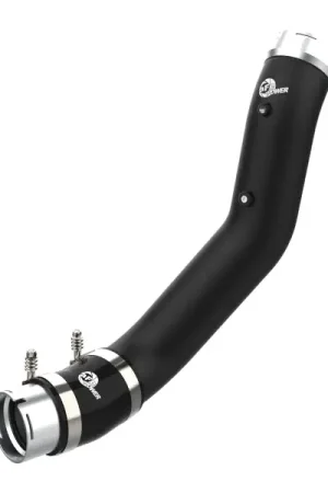 Secure Checkout aFe 20-23 GM Diesel Trucks V8 6.6L L5P BladeRunner 3.5in Aluminum Cold Charge Pipe - Black