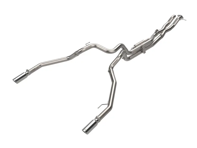 aFe 24-25 Ford Ranger Raptor Vulcan Series 3in 304 SS Cat-Back Exhaust w/ Polished Tips Fast Shipping