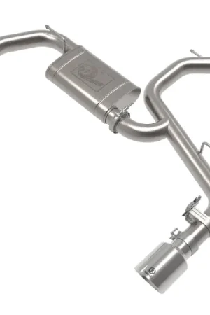 aFe Takeda 22-23 Hyundai Elantra N L4-2.0L (t) 3in 304 SS Axle-Back Exhaust w/ Polished Tips Direct From Factory