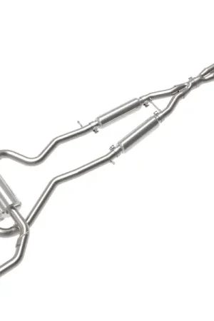Latest aFe 14-15 Infiniti Q50 V6 3.7L Takeda 2-1/2in 304 SS Cat-Back Exhaust System w/ Blue Flame Tips