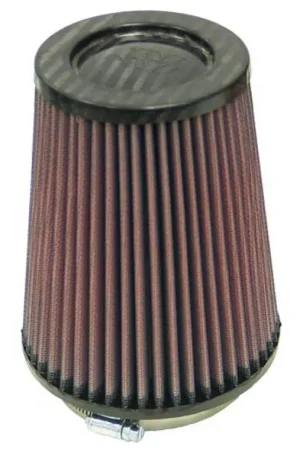 K&N Round Tapered Universal Air Filter 4in Flange ID x 5.375 Base OD x 4in Top OD x 6.5in H New Arrival