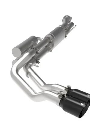 Modern aFe Rebel Series 3in 409 SS Cat-Back Exhaust w/ Black Tips 17-20 Ford F-250/F350 V8 6.2L/7.3L