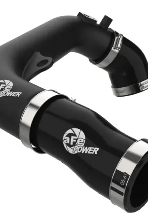 Time-Limited aFe 2024+ Jeep Wrangler JL L4-2.0L (t) BladeRunner 2-1/2in Aluminum Hot Charge Pipe - Black