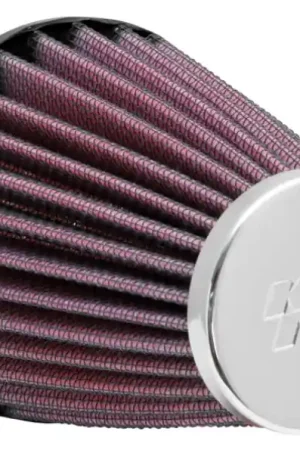 K&N Universal Chrome Filter 2.063in Flange ID x 3.5in Base OD x 2in Top OD x 4in H Hassle-Free Returns