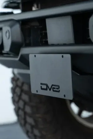 DV8 Offroad 21-23 Ford Bronco Capable Bumper Front License Plate Mount Grab Now