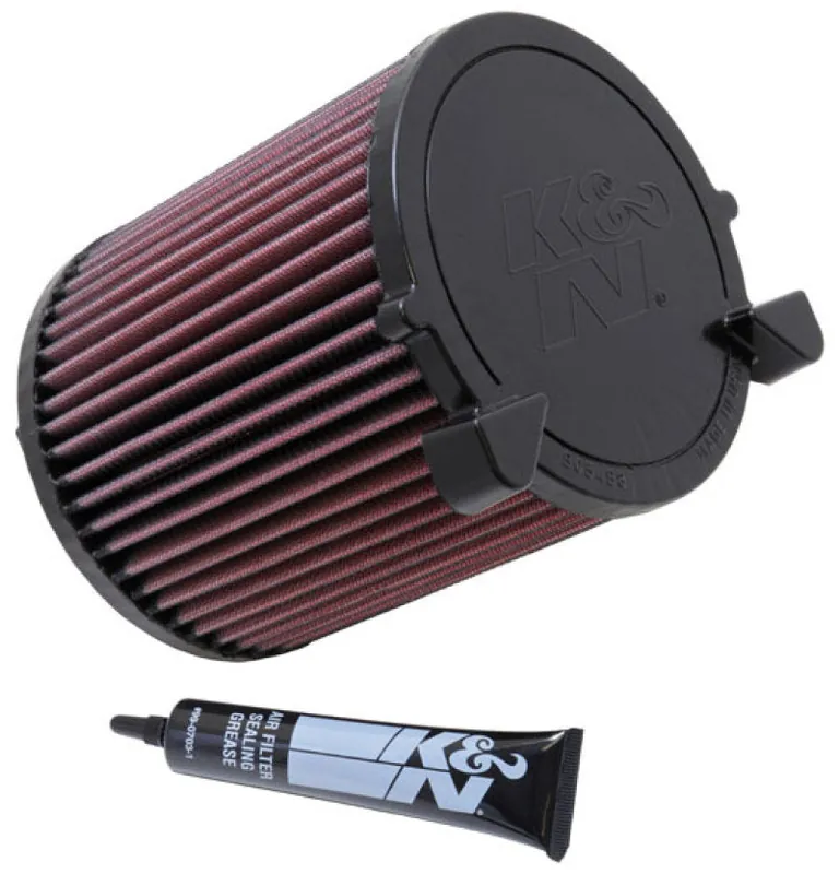 K&N 03 Audi A3 L4-1.6L Drop In Air Filter Worldwide Shipping