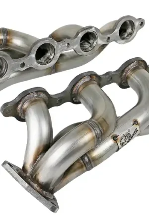 aFe Twisted Steel 1-3/4in 304SS Shorty Headers 2019 GM Silverado / Sierra 1500 V8-5.3L/6.2L Professional Grade