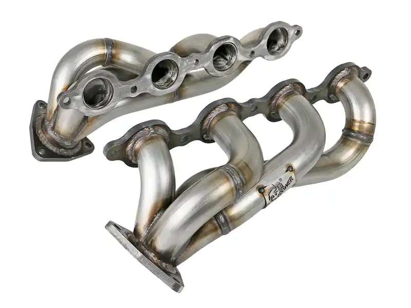 aFe Twisted Steel 1-3/4in 304SS Shorty Headers 2019 GM Silverado / Sierra 1500 V8-5.3L/6.2L Professional Grade