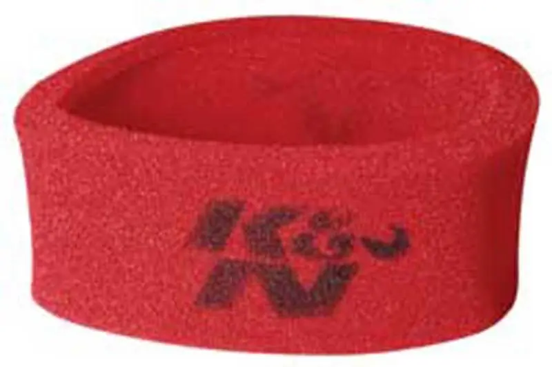 Trusted Brand K&N Universal Airforce Pre-Cleaner Air Filter Foam Wrap - Round Straight - Red
