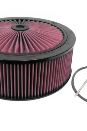 Modern K&N X-Stream Top Assembly 12in ID 7.313in Neck Flange 5in Height - Red Filter
