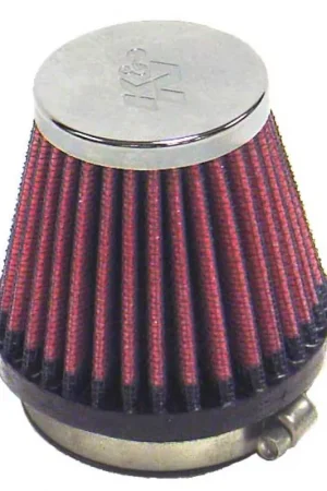 K&N Universal Chrome Filter 2.125 in Flange ID / 3in Base OD / 2in Top OD / 2.75in Height Best Seller