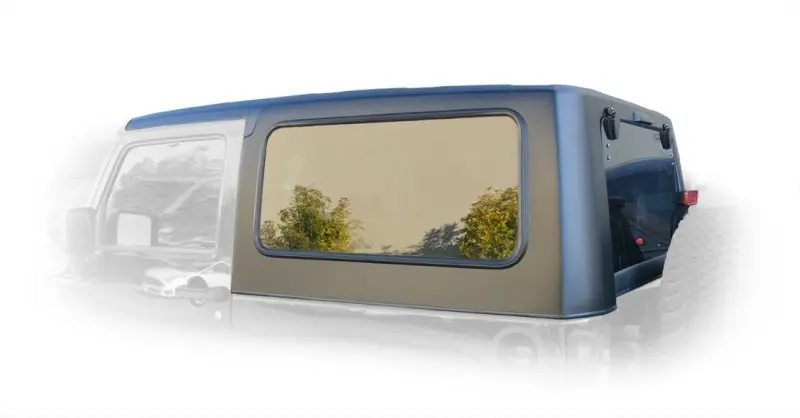 Genuine DV8 Offroad 07-18 Jeep Wrangler JK 2 Piece Square Back Hard Top (2 Door)