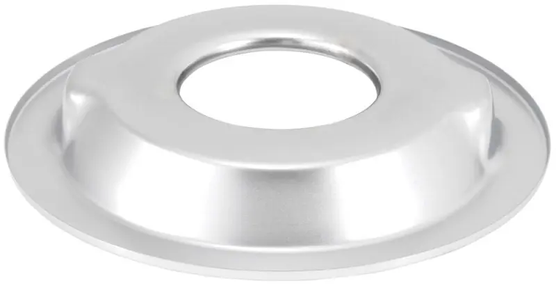 Buy Online K&N Metal Base Plate 14in OD 5-1/8in Flange Chrome Finish