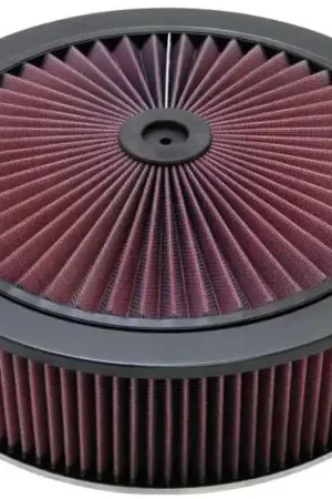 K&N X-Stream Top Filter Black 14 inch OD 5.125 inch Neck Flange 5.875 inch H While Supplies Last