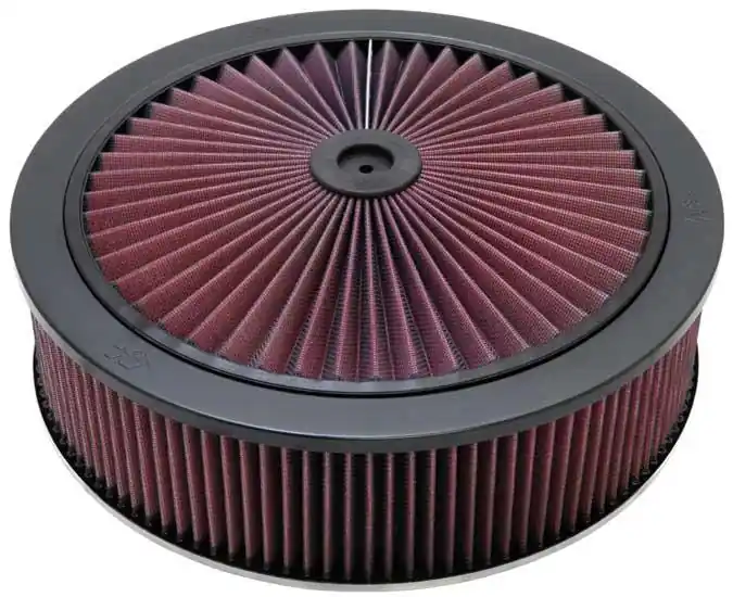 K&N X-Stream Top Filter Black 14 inch OD 5.125 inch Neck Flange 5.875 inch H While Supplies Last