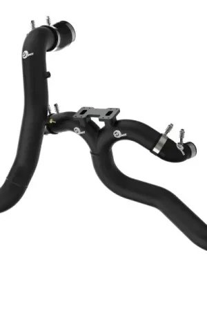 Must Have AFE 18-22 Kia Stinger V6-3.3L BladeRunner Alum Hot/Cold Charge Pipe Kit Black