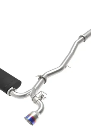 Brand New aFe POWER Takeda 2020 Toyota Supra L6-3.0L (t) 3in-2.5in 304 SS CB Exhaust Blue Flame Tips