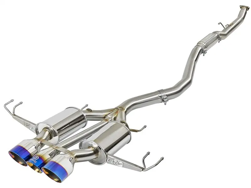 Bargain aFe Takeda 3in 304 SS Cat-Back Exhaust w/ Blue Flame Tips 2017+ Honda Civic Type R I4 2.0L (t)