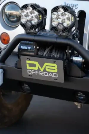 Exclusive Offer DV8 Offroad Fairlead Mounted Flip-Up License Plate Bracket