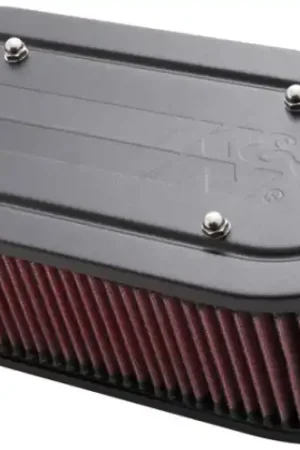 Authentic K&N Custom Oval Racing Assembly Red 11.96in Inside Length / 5.22in Inside Width / 3.25in Filter H