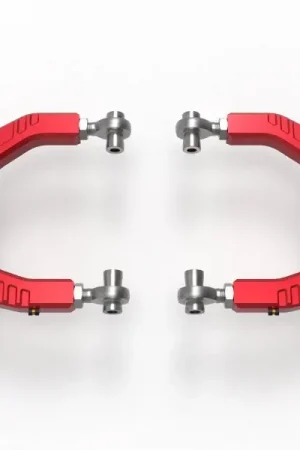 Price Cut aFe Control 05-23 Toyota Tacoma Upper Control Arms - Red Anodized Billet Aluminum