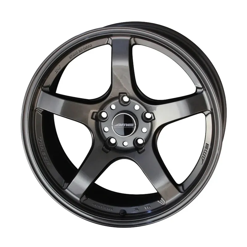 AME TRACER GTV Alloy Wheel 18x8.5 ET45 5x100 Gunmetal Black Weekend Sale