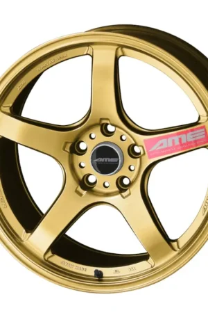 Bulk Order AME TRACER GTV Alloy Wheel 17x8.5 ET45 5x100 Gold