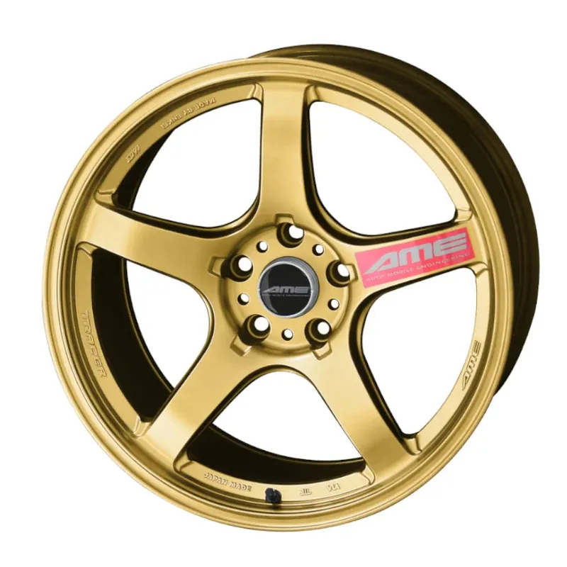 Bulk Order AME TRACER GTV Alloy Wheel 17x8.5 ET45 5x100 Gold
