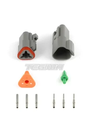 Sale Haltech Plug and Pins Only - Matching Set of Deutsch DT-3 Connectors (