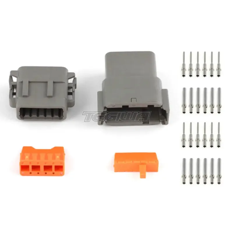 Haltech Plug and Pins Only - Matching Set of Deutsch DTM-12 Connectors Instant Buy