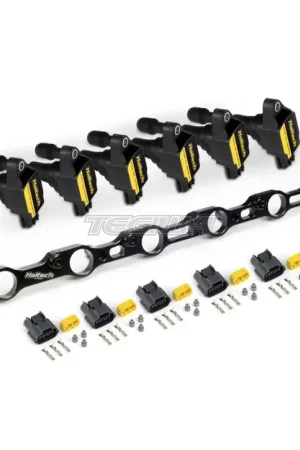 Modern Haltech R35 Coil Bracket Kit for Toyota JZ Includes Bracket Coils Conn