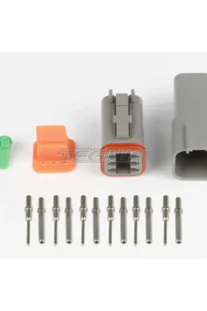 New Release Haltech Plug and Pins Only - Matching Set of Deutsch DT-6 Connectors (