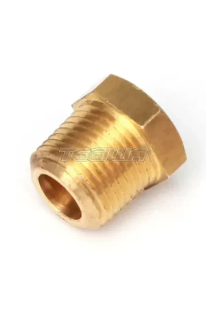 Haltech Adaptor - Brass 1/8in NPTF to 3/8in NPTF Best Choice